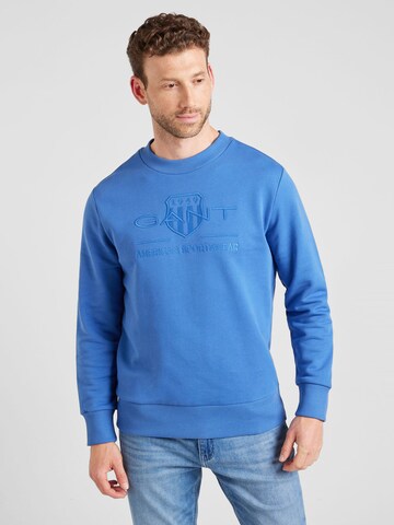 GANT Sweatshirt in Blauw: voorkant