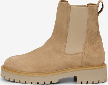 Marc O'Polo Chelsea-Boot ' mit Profilsohle ' in Beige: Vorderseite