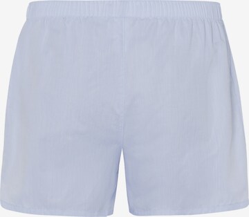 Hanro Boxer shorts 'Fancy Woven' in Blue