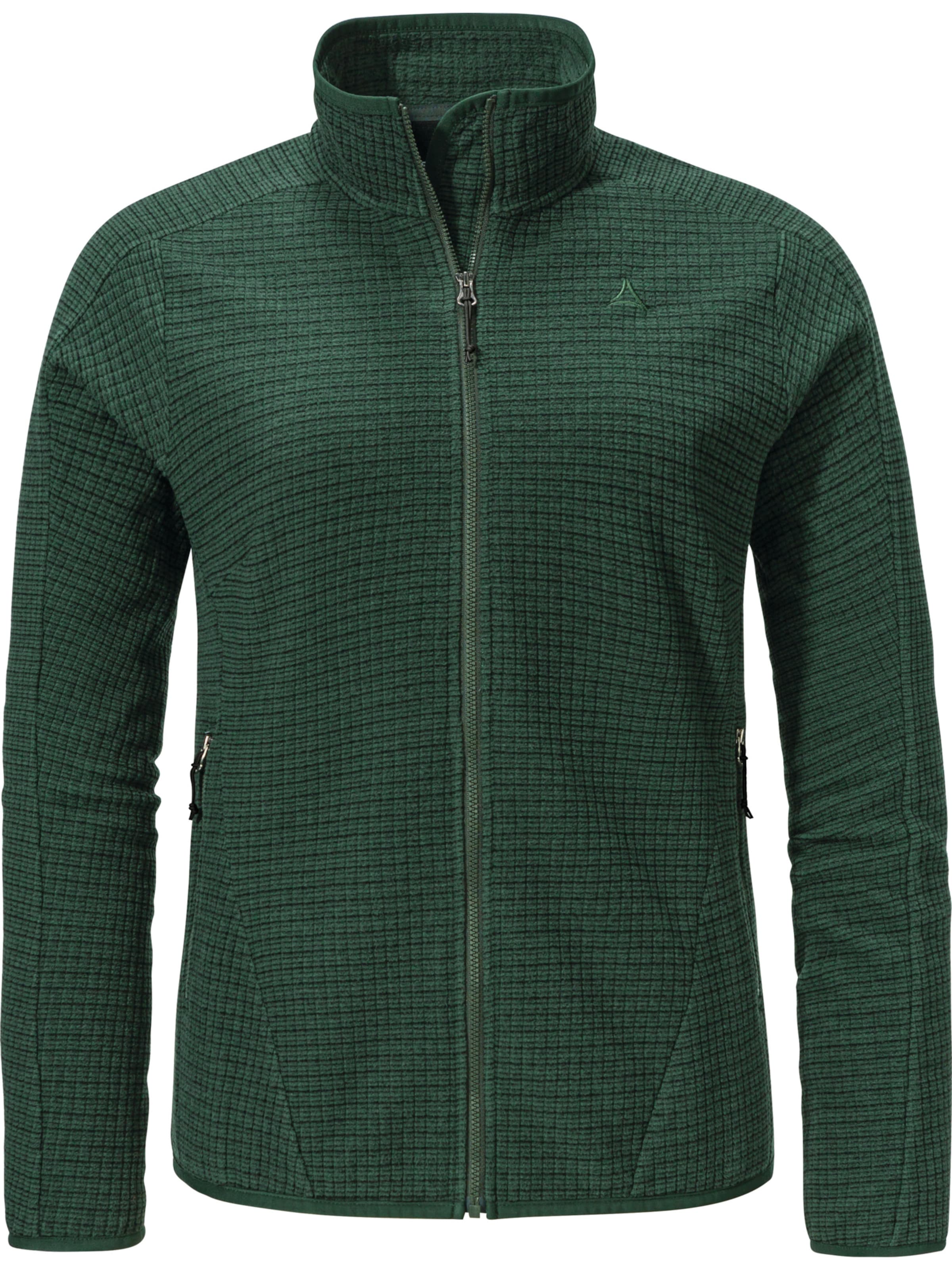 Veste en polaire fonctionnelle Schöffel en vert : devant