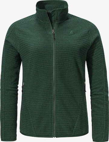 Veste en polaire fonctionnelle Schöffel en vert : devant