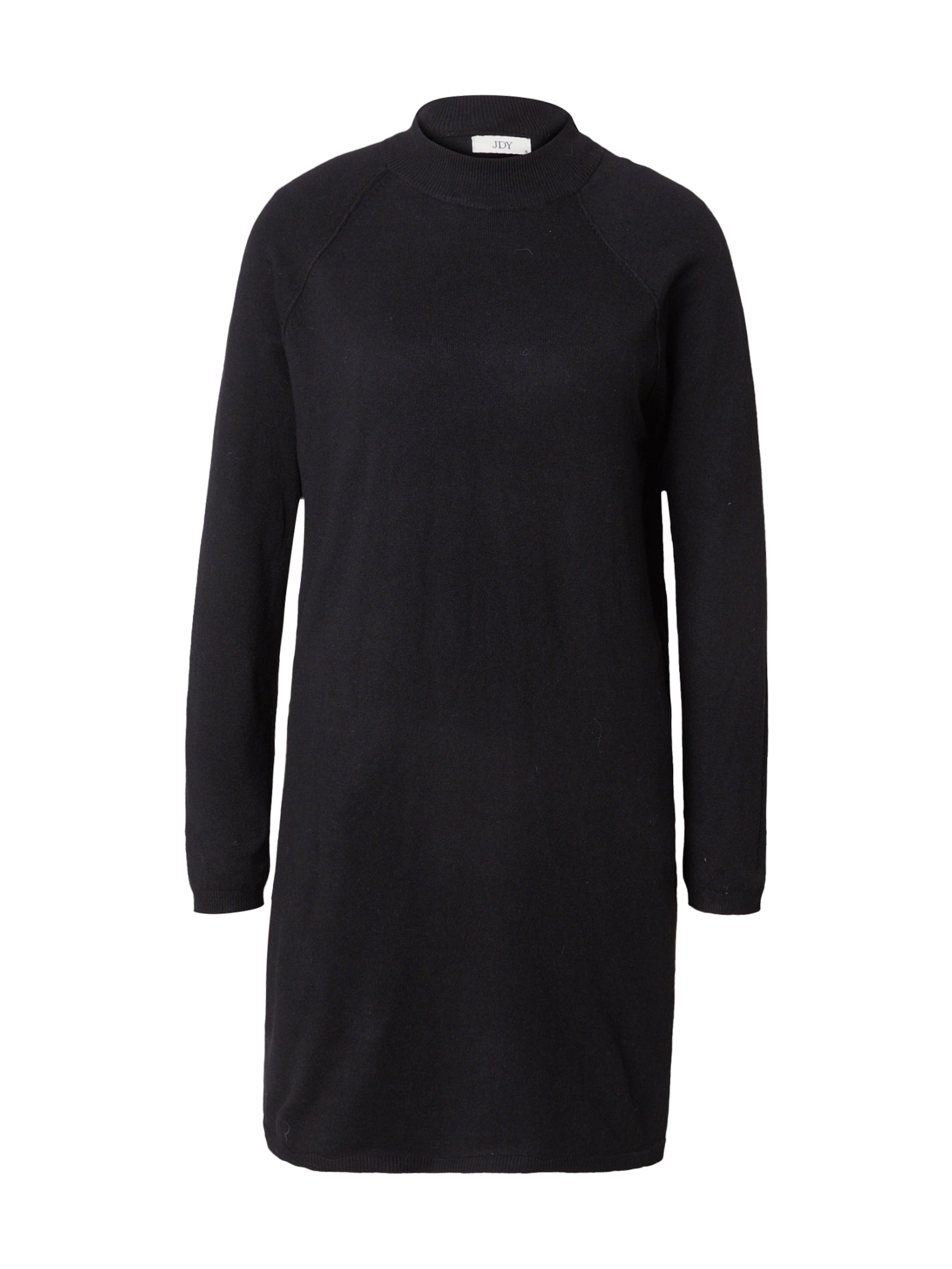 JDY Úpletové šaty – černá: přední strana