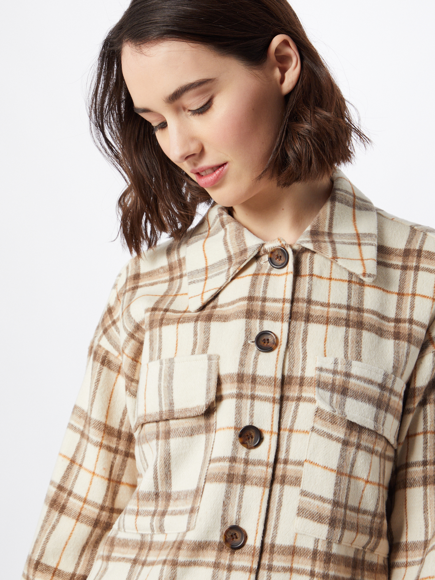 VILA Jacke Fandua in Beige, Braun VILA Jacke Fandua in Beige, Braun