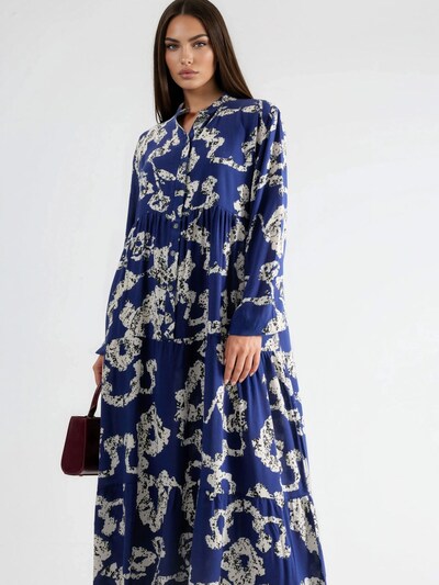Hiccup Dress in Indigo / Black / White, Item view