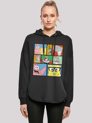 Sweat-shirt 'Spongebob' F4NT4STIC en noir : devant