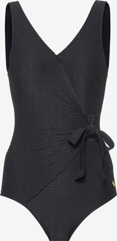 Ten Cate Swimsuit in Black: front