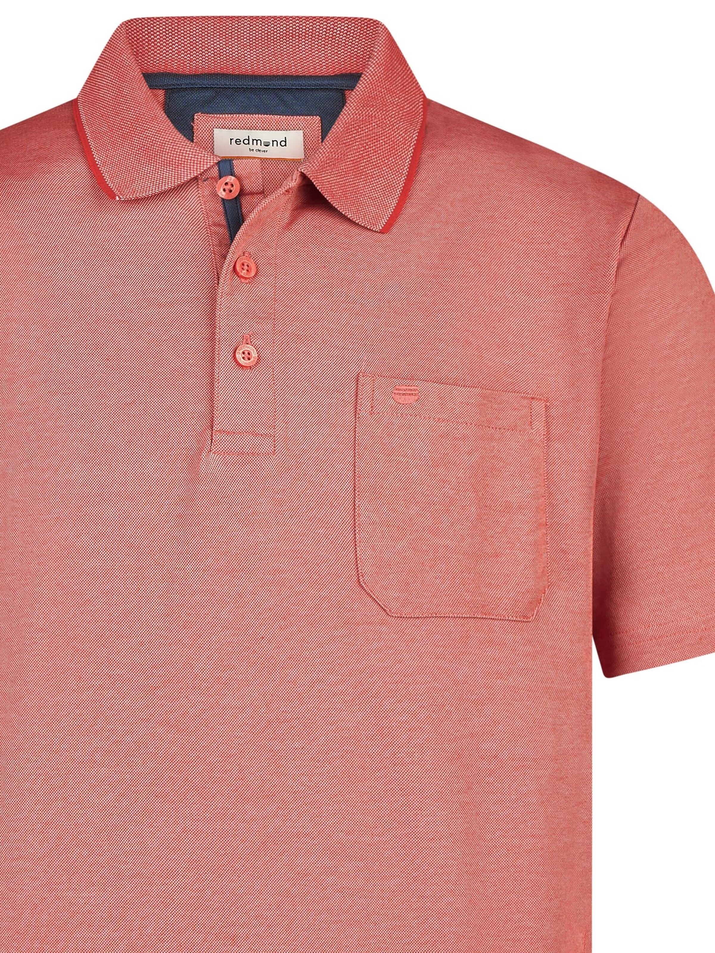 redmond Shirt 'Basic'‌‌‌‌‌ in Rot