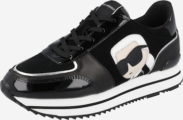 Sneaker low 'VELOCITA II' de la Karl Lagerfeld pe negru: față