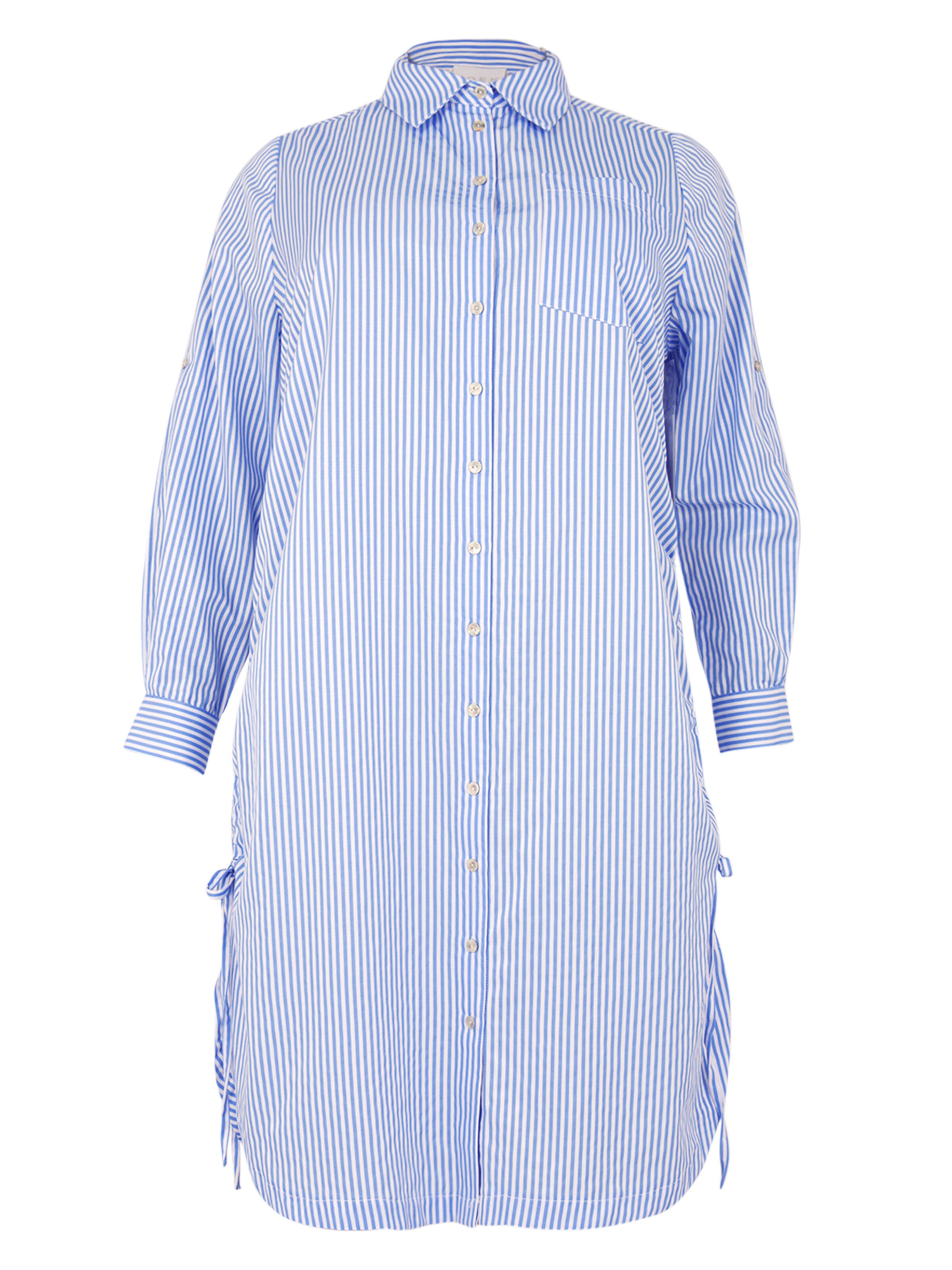 YOEK Blousejurk in Blauw: voorkant