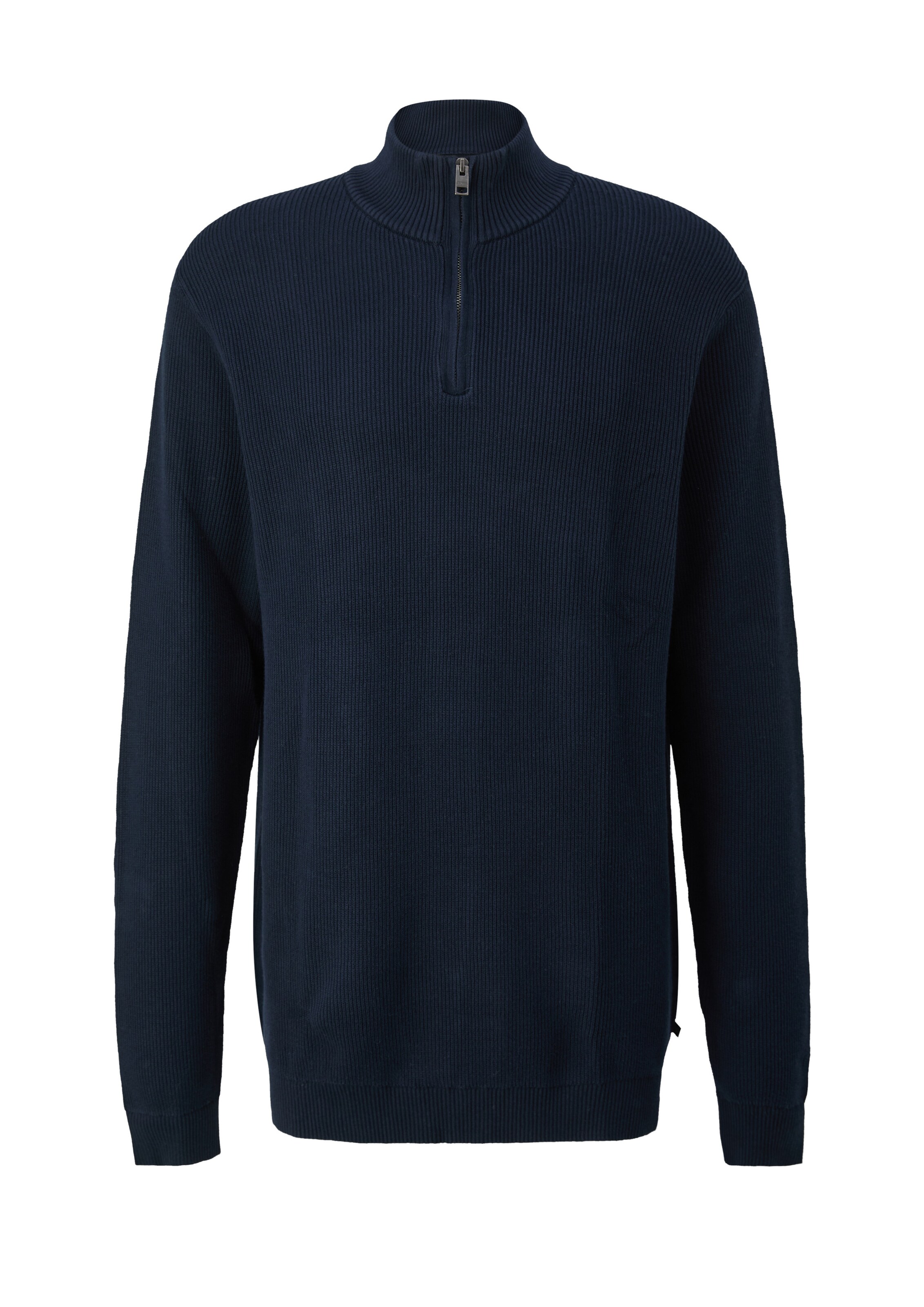 s.Oliver Men Big Sizes Sweater in Blue: front