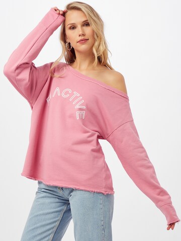 River Island Sweatshirt in Pink: front