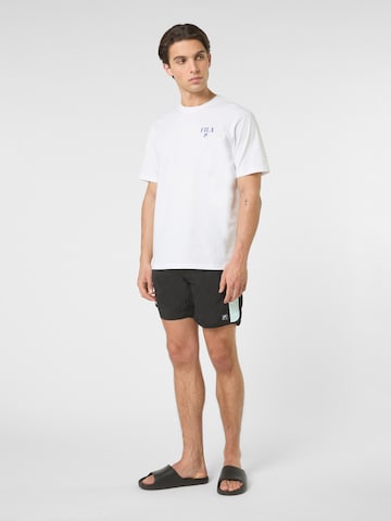 FILA Badeshorts 'MASSA relaxed blocked beach shorts'‌‌‌‌‌‌‌ in Schwarz