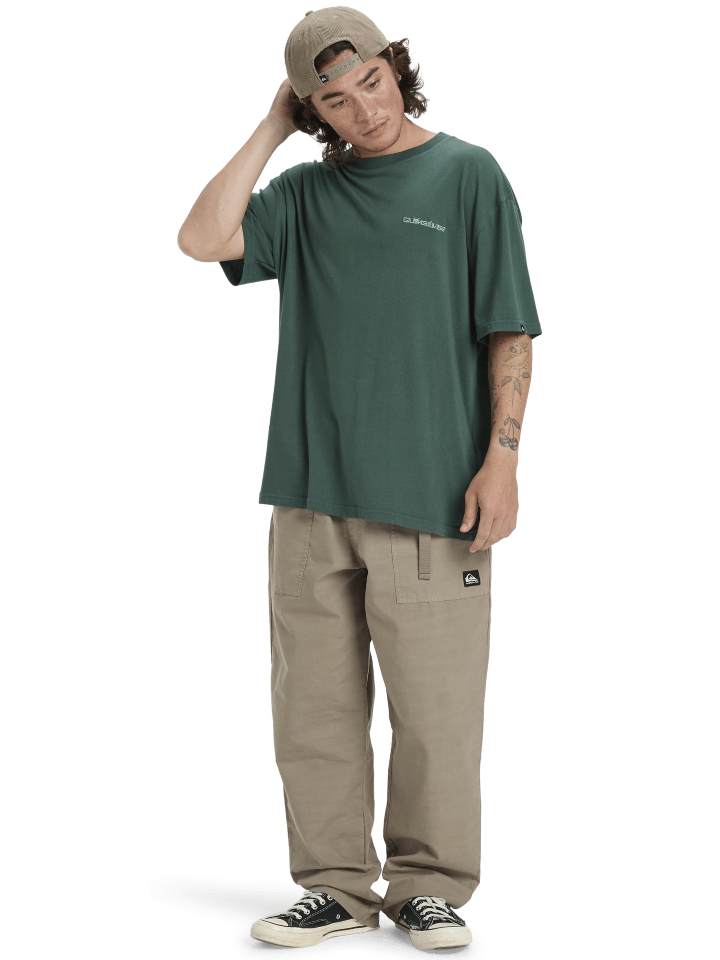 QUIKSILVER Shirt in Green