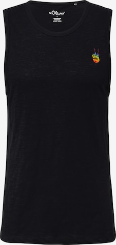 T-Shirt s.Oliver en noir : devant