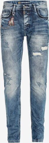 CIPO & BAXX Regular Jeans in Blauw: voorkant