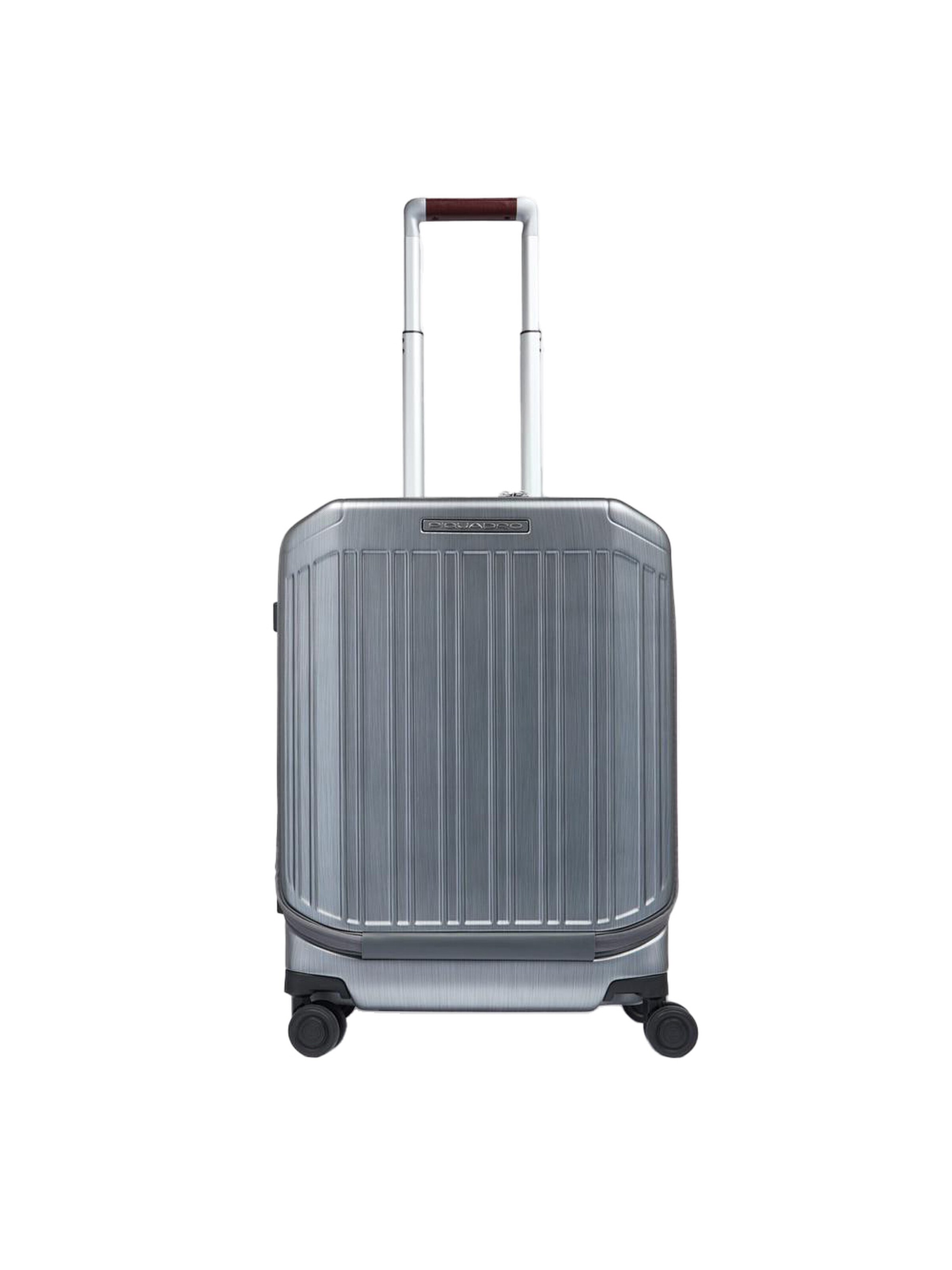 Piquadro Trolley‌‌‌‌‌‌‌‌‌ in Schwarz: Vorderseite