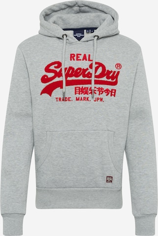 Superdry Sweatshirt in Grau: predná strana