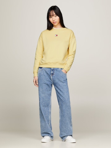 Sweat-shirt Tommy Jeans en jaune