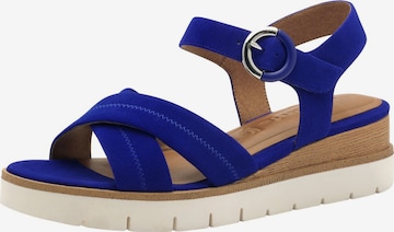 Tamaris Sandaal in Blauw: voorkant
