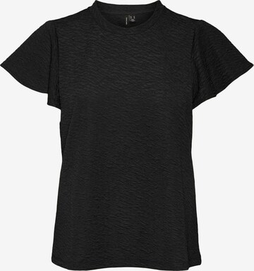 VERO MODA Shirt 'VIBE' in Zwart: voorkant