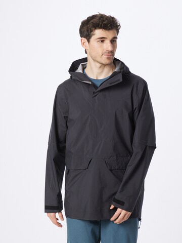 Bergans Outdoor jacket in Black: front