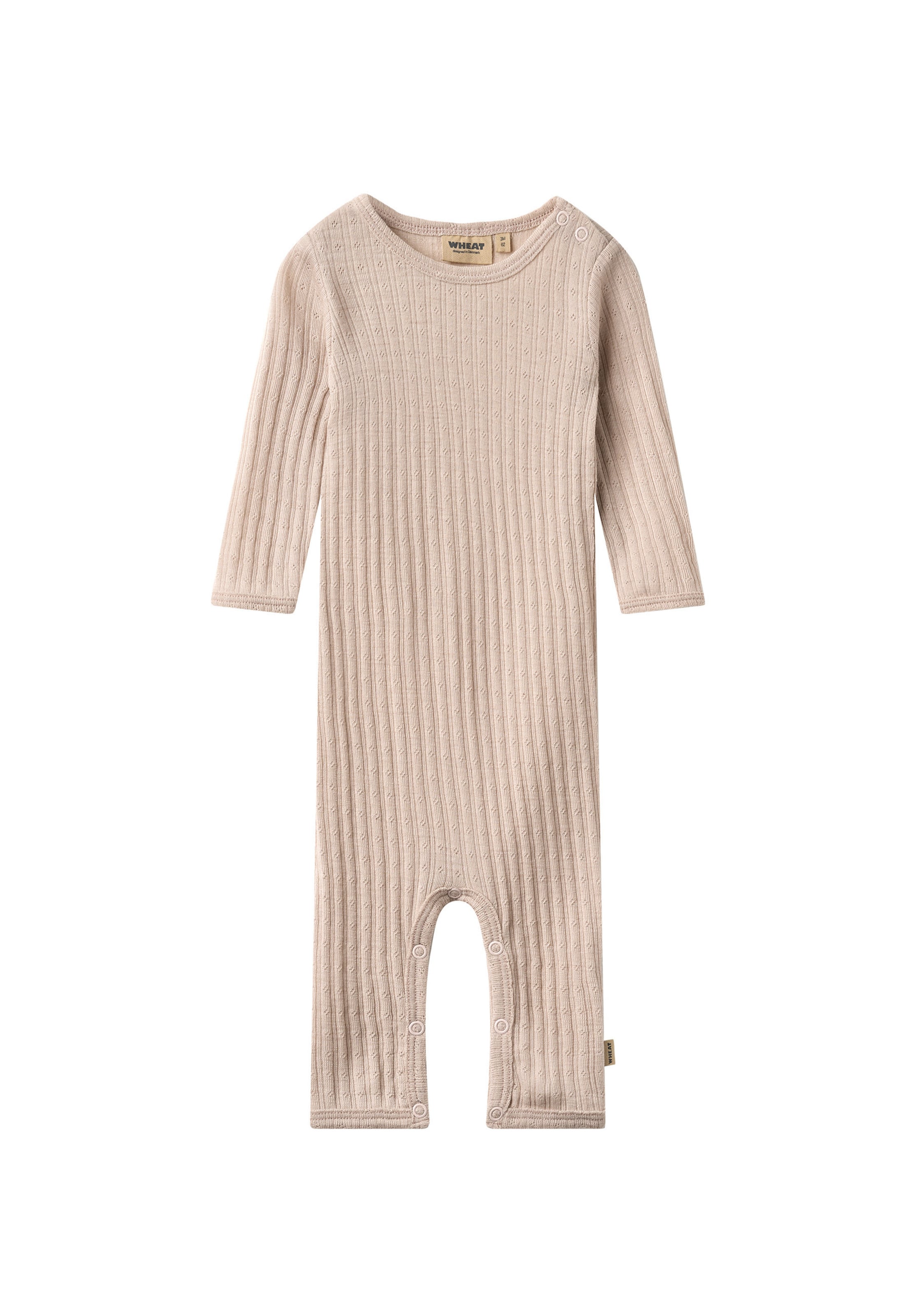 Tutina / body per bambino 'Frankie' di WHEAT in lilla: frontale
