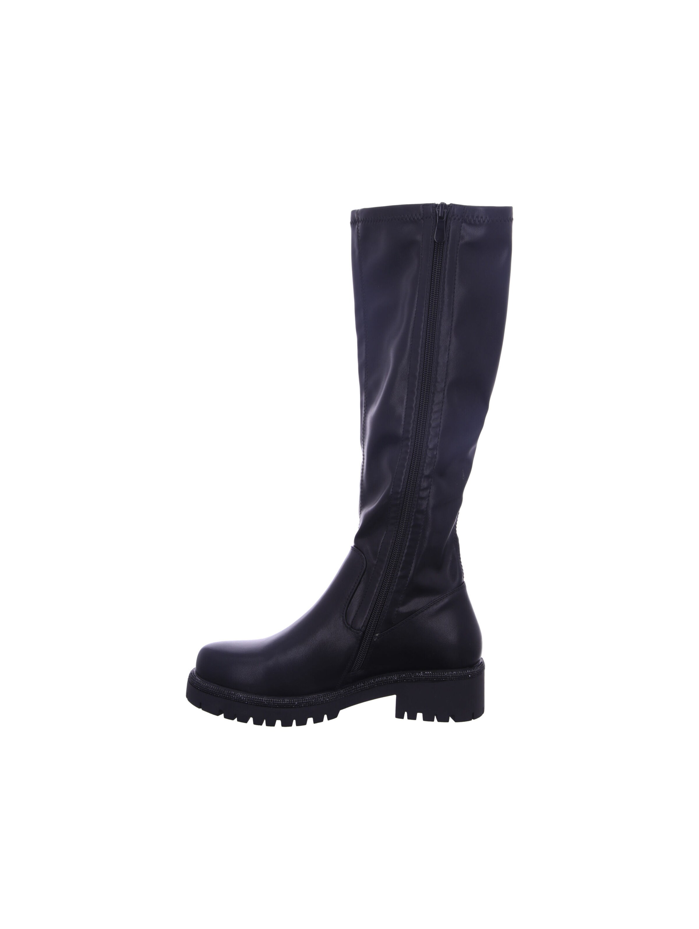 LA STRADA Over the Knee Boots in Black