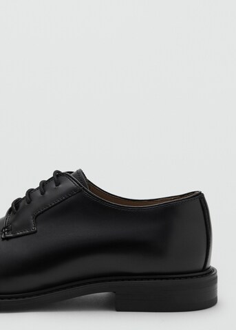 MANGO MAN Lace-Up Boots in Black