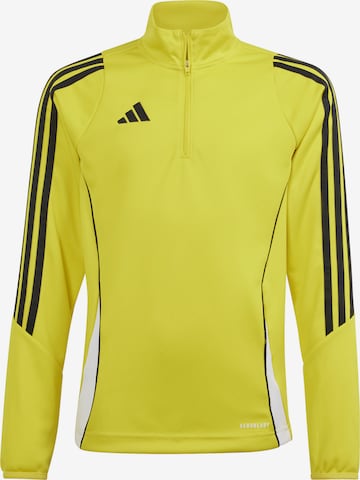 ADIDAS PERFORMANCE Sportsweatshirt in Gelb: Vorderseite