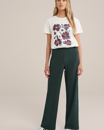 WE Fashion Loosefit Hose 'Pallo' in Grün