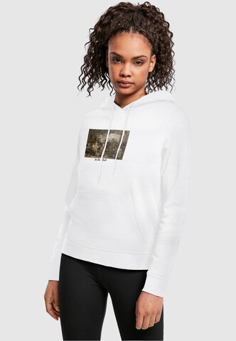 Sweat-shirt 'Club New' Mister Tee en blanc : devant