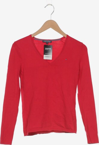 TOMMY HILFIGER Langarmshirt XS in Rot: predná strana