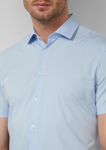 s.Oliver Regular fit Button Up Shirt in Blue