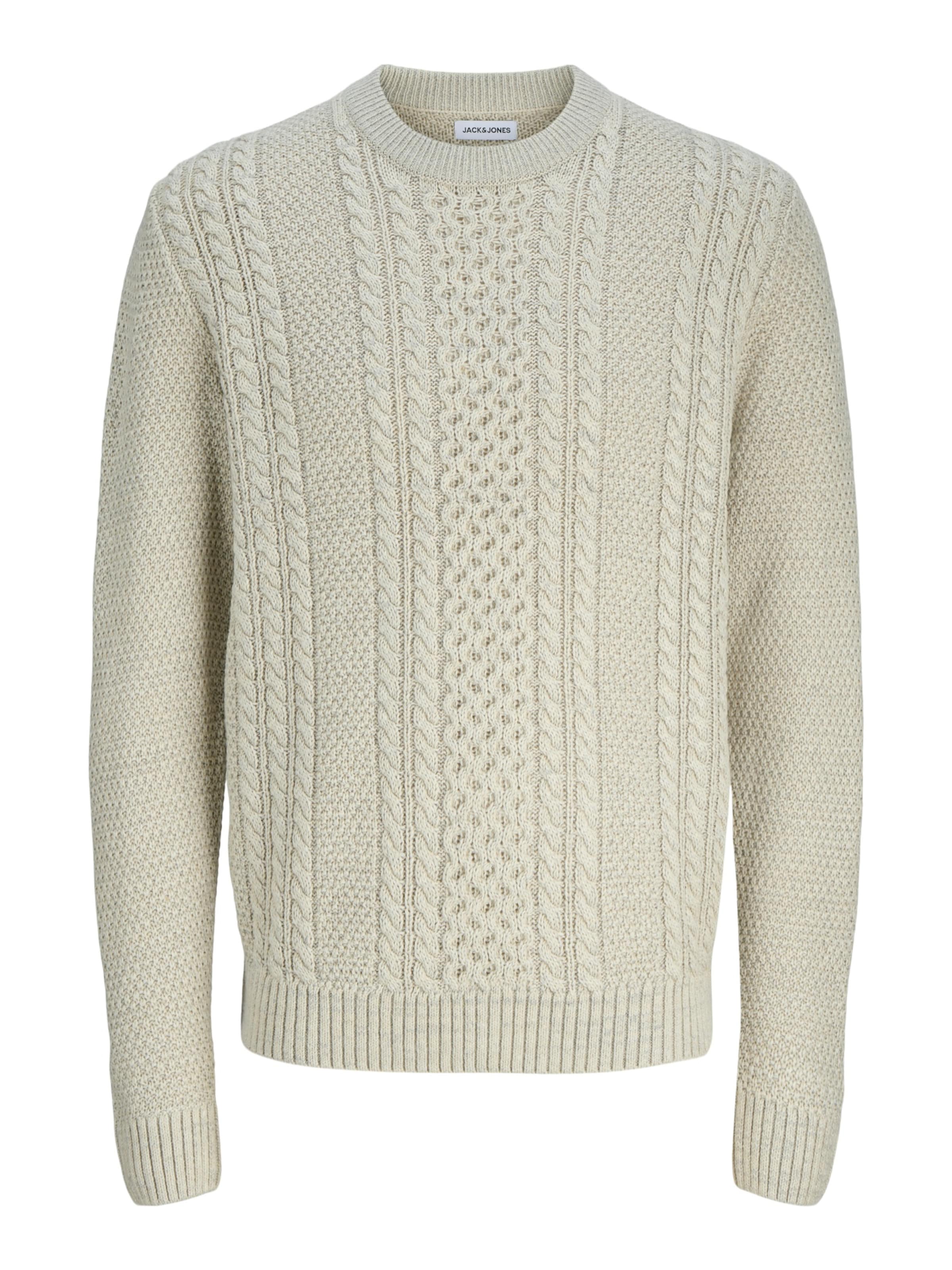 JACK & JONES - Pullover 'PAUL' em branco: frente