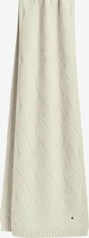 BURLINGTON Schal 'Argyle Accent' in Weiß: Vorderseite