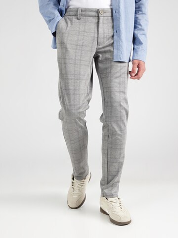 Only & Sons Slim fit Trousers 'ONSMARK' in Grey: front
