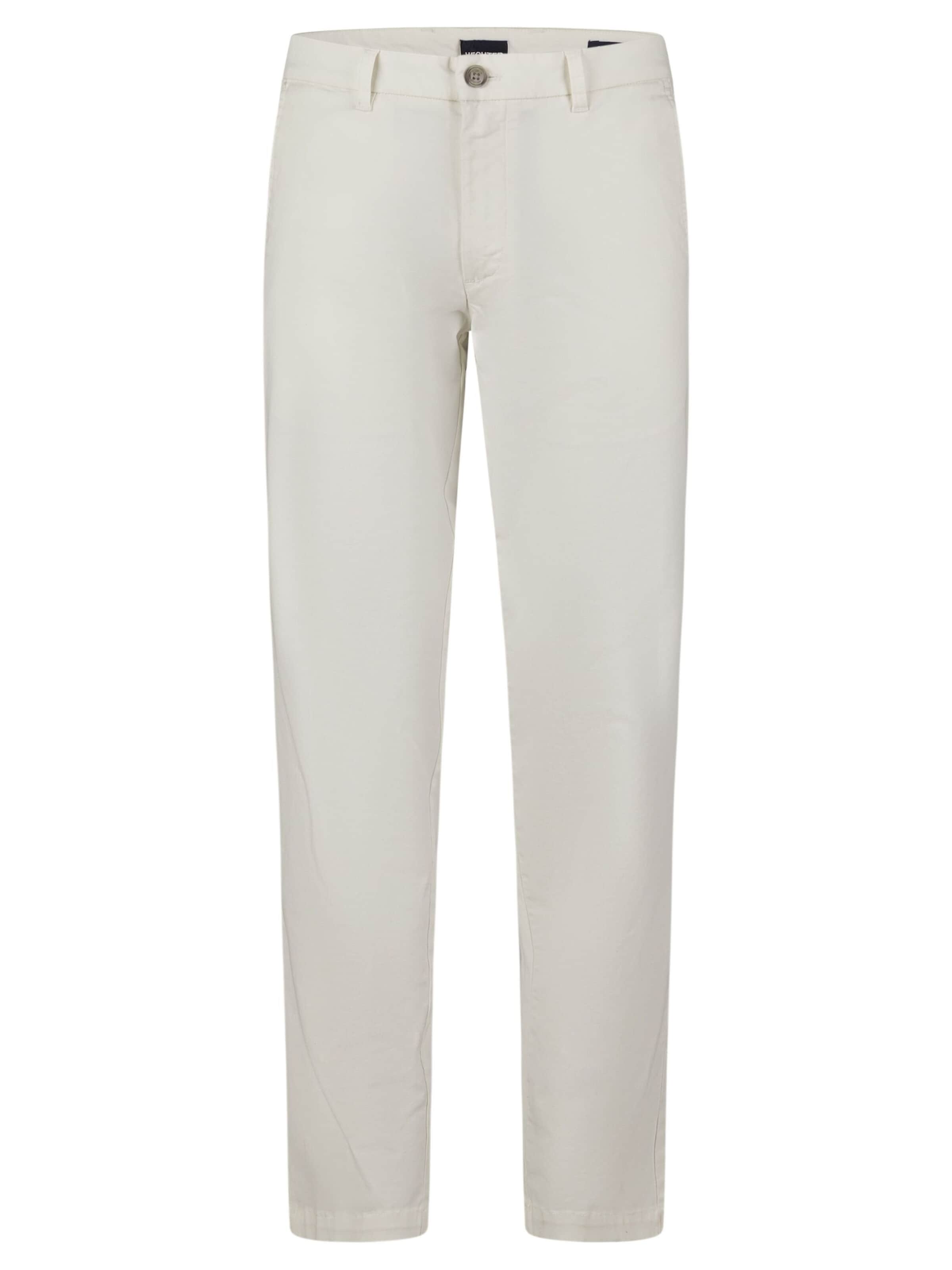 HECHTER PARIS Pantalon chino en blanc, Vue avec produit