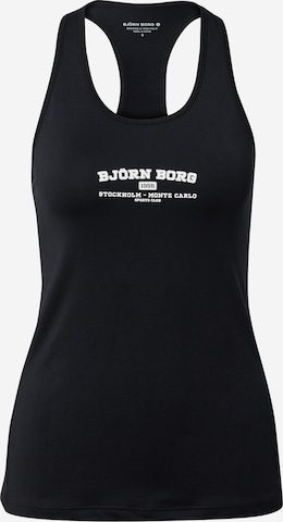 BJÖRN BORG - Top desportivo em preto: frente