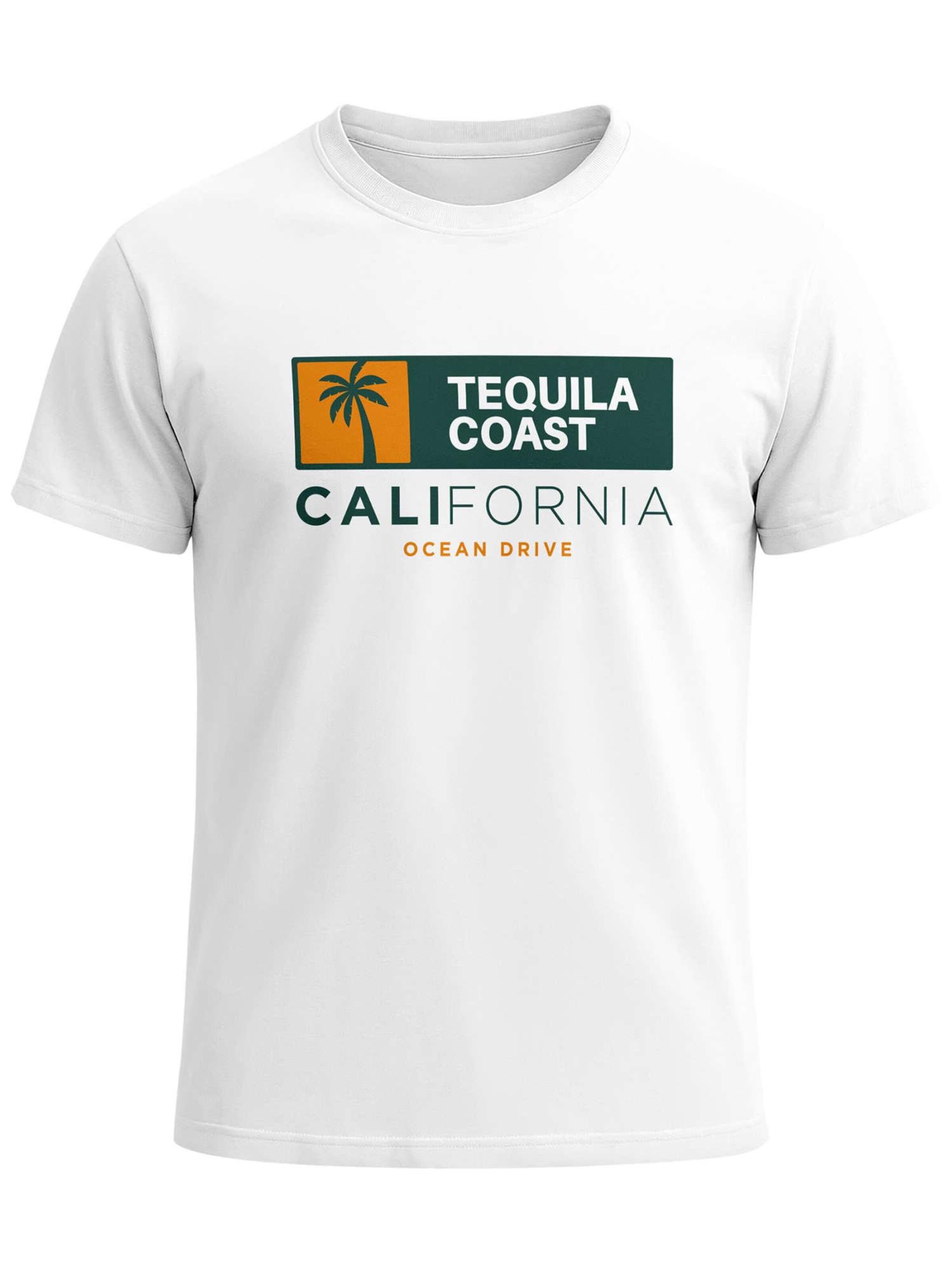 Neverless Shirt 'California'‌‌‌‌‌‌‌‌ in Weiß: Vorderseite