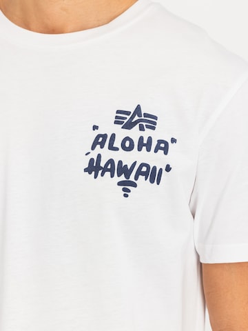 ALPHA INDUSTRIES Bluser & t-shirts i hvid