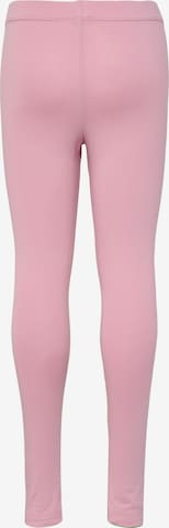 Hummel Skinny Spodnie sportowe 'Onze' w kolorze różowy
