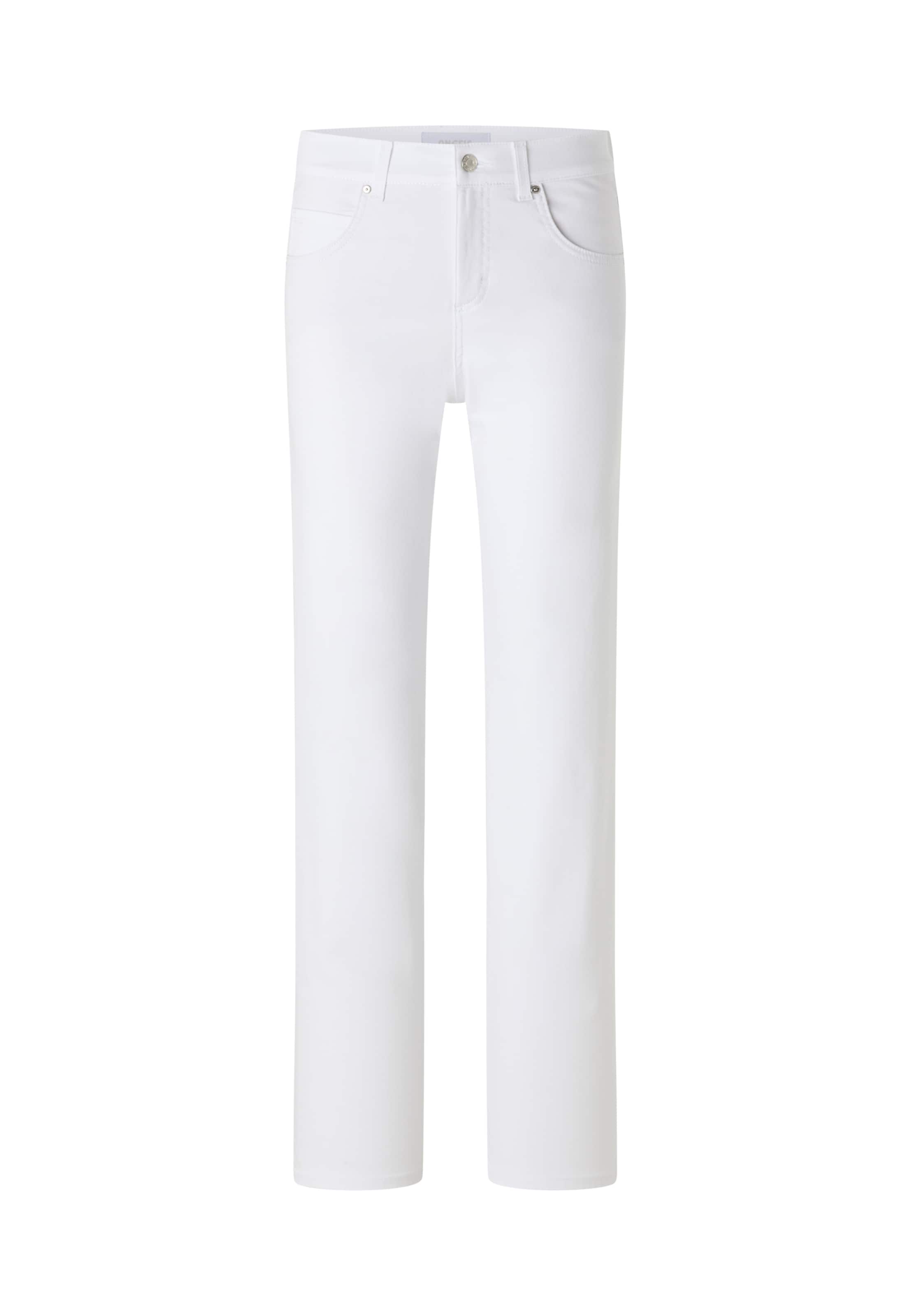 Angels Jeans in White: front