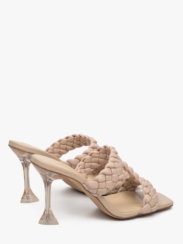 Estro Pantolette '2299-2'‌‌‌‌‌‌ in Beige