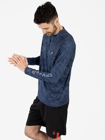 Spyder Functioneel shirt in Blauw