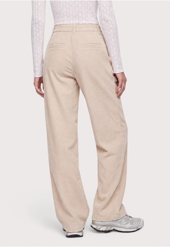 OH APRIL Wide leg Bandplooibroek 'Sienna' in Beige