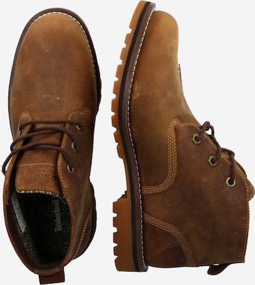 TIMBERLAND - Botas com atacadores em castanho