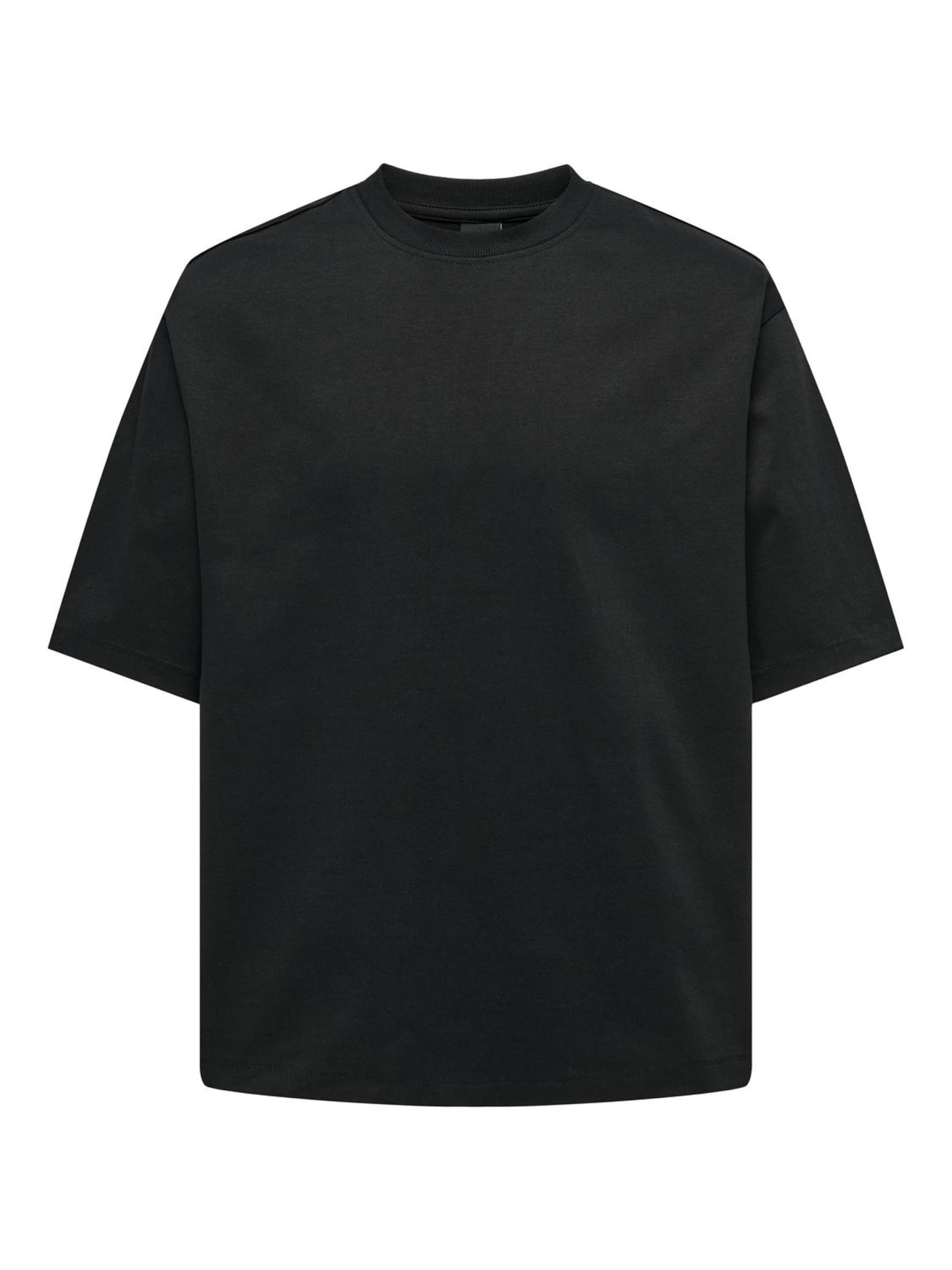 Only & Sons Shirt 'ONSMillenium' in Black: front