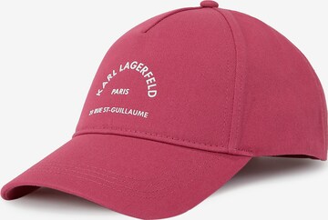 Karl Lagerfeld Cap in Pink: predná strana