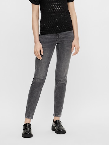 PIECES Jeans 'Lili' in Grey: front