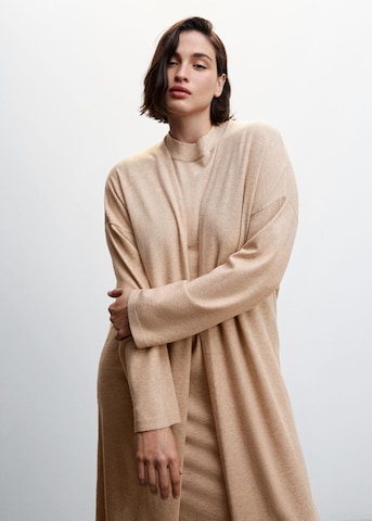 MANGO Cardigan 'port' i beige